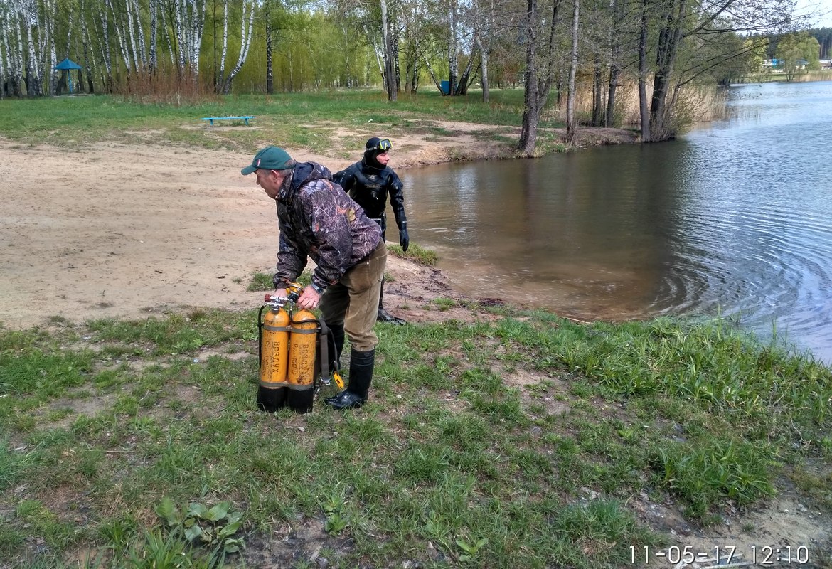 Водолазное обследование мест массового отдыха на воде в г. Арзамасе.